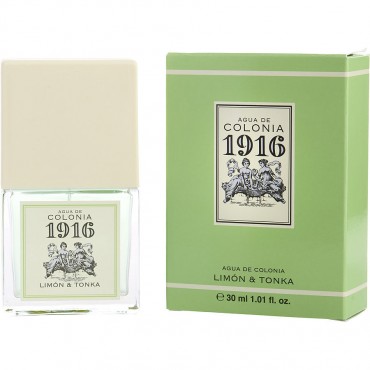 1916 AGUA DE COLONIA LIMON & TONKA by Myrurgia (UNISEX) - EAU DE COLOGNE SPRAY 1 OZ