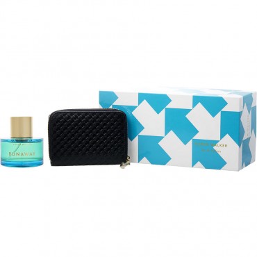 KAREN WALKER RUNAWAY AZURE by Karen Walker (WOMEN) - EAU DE PARFUM SPRAY 2 OZ & WALLET