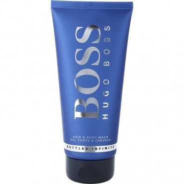 BOSS BOTTLED INFINITE by Hugo Boss (MEN) - HAIR AND BODY WASH 6.7 OZ