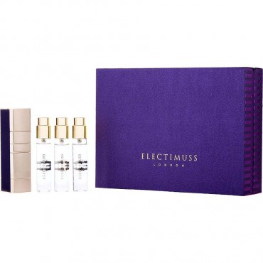 ELECTIMUSS TRAJAN by Electimuss (UNISEX) - PURE PARFUM TRAVEL SPRAY 0.34 OZ X3 & ATOMIZER