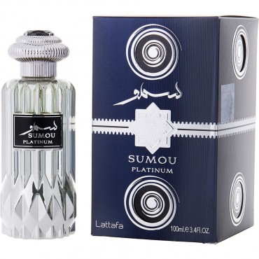 LATTAFA SUMOU PLATINUM by Lattafa (UNISEX) - EAU DE PARFUM SPRAY 3.4 OZ