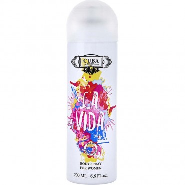 CUBA LA VIDA by Cuba (WOMEN) - BODY SPRAY 6.7 OZ