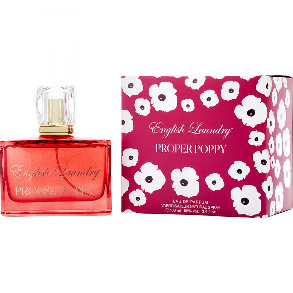 ENGLISH LAUNDRY PROPER POPPY by English Laundry (WOMEN) - EAU DE PARFUM SPRAY 3.4 OZ