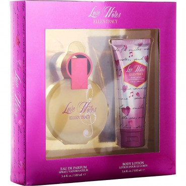 ELLEN TRACY LOVE NOTES by Ellen Tracy (WOMEN) - EAU DE PARFUM SPRAY 3.4 OZ & BODY LOTION 3.4 OZ