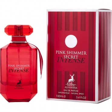 MAISON ALHAMBRA PINK SHIMMER SECRET INTENSE by Maison Alhambra (WOMEN) - EAU DE PARFUM SPRAY 3.4 OZ