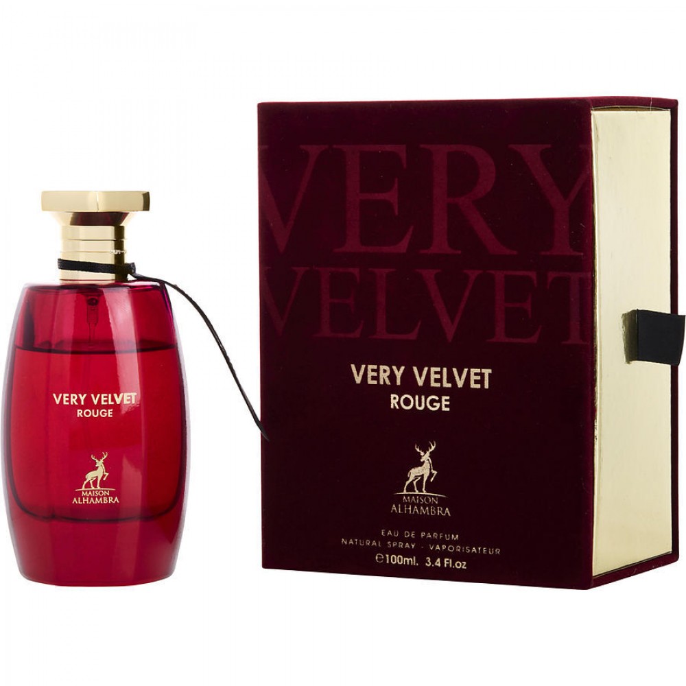 MAISON ALHAMBRA VERY VELVET ROUGE by Maison Alhambra (WOMEN) - EAU DE PARFUM SPRAY 3.4 OZ