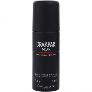 DRAKKAR NOIR by Guy Laroche (MEN) - DEODORANT SPRAY 3.4 OZ