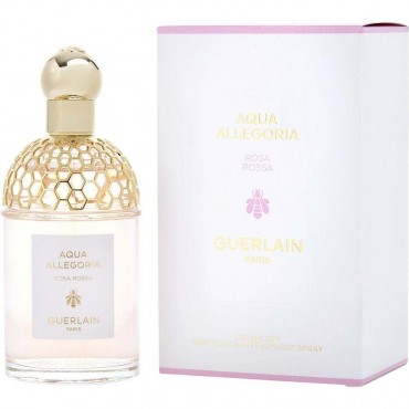 AQUA ALLEGORIA ROSA ROSSA by Guerlain (WOMEN) - EDT SPRAY 4.2 OZ & EDT SPRAY 0.5 OZ