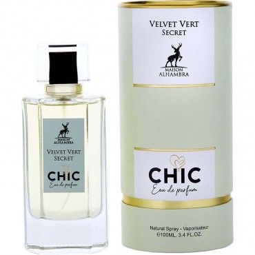 MAISON ALHAMBRA CHIC VELVET VERT SECRET by Maison Alhambra (WOMEN) - EAU DE PARFUM SPRAY 3.4 OZ