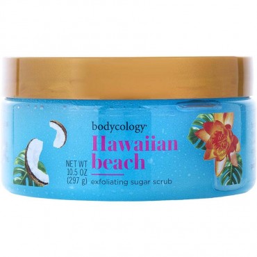 BODYCOLOGY HAWAIIAN BEACH by Bodycology (WOMEN) - EXFOLIATING SUGAR SCRUB 10.5 OZ