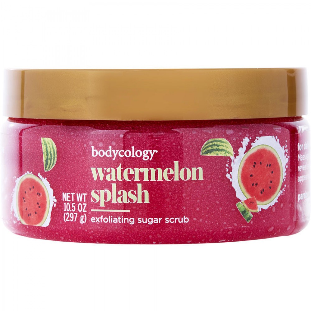 BODYCOLOGY WATERMELON SPLASH by Bodycology (WOMEN) - EXFOLIATING SUGAR SCRUB 10.5 OZ