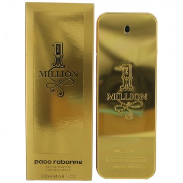 1 Million by Paco Rabanne, 6.8 oz Eau De Toilette Spray for Men