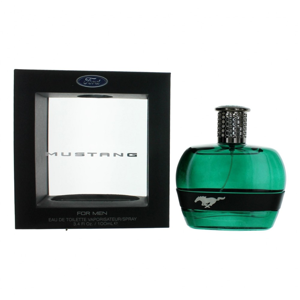 Mustang Green by Mustang, 3.4 oz Eau De Toilette Spray for Men