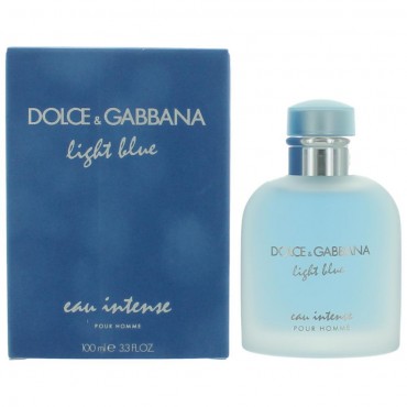 Light Blue Eau Intense by Dolce & Gabbana, 3.3 oz Eau De Parfum Spray for Men