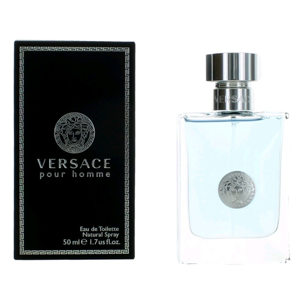 Versace Pour Homme by Versace, 1.7 oz Eau De Toilette Spray for Men