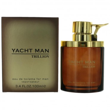 Yacht Man Trillion by Myrurgia, 3.4 oz Eau De Toilette Spray for Men