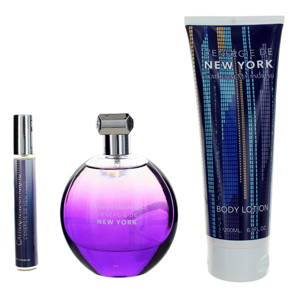 L'Energie De New York by Catherine Malandrino, 3 Piece Gift Set for Women