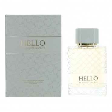 Hello by Lionel Richie, 3.4 oz Eau De Toilette Spray for Women