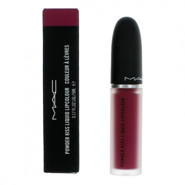 MAC Powder Kiss Liquid Lipcolor by MAC, .17 oz Lipstick - 986 Make It Fashun!