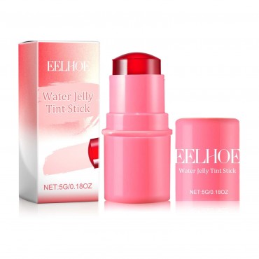 EELHOE Fruit Jelly Blush Lip Gloss Stick Lazy Contouring Even Skin Tone Brightening And Colorful Easy To Apply Lip Gloss Stick