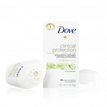 Dove Clinical Protection Women's Antiperspirant Deodorant Stick, Cucumber and Green Tea, 1.7 oz