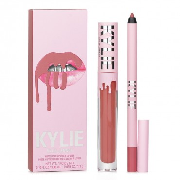 KYLIE COSMETICS - Matte Lip Kit: Matte Liquid Lipstick 3ml + Lip Liner 1.1g - # 301 Angel 006794 2pcs