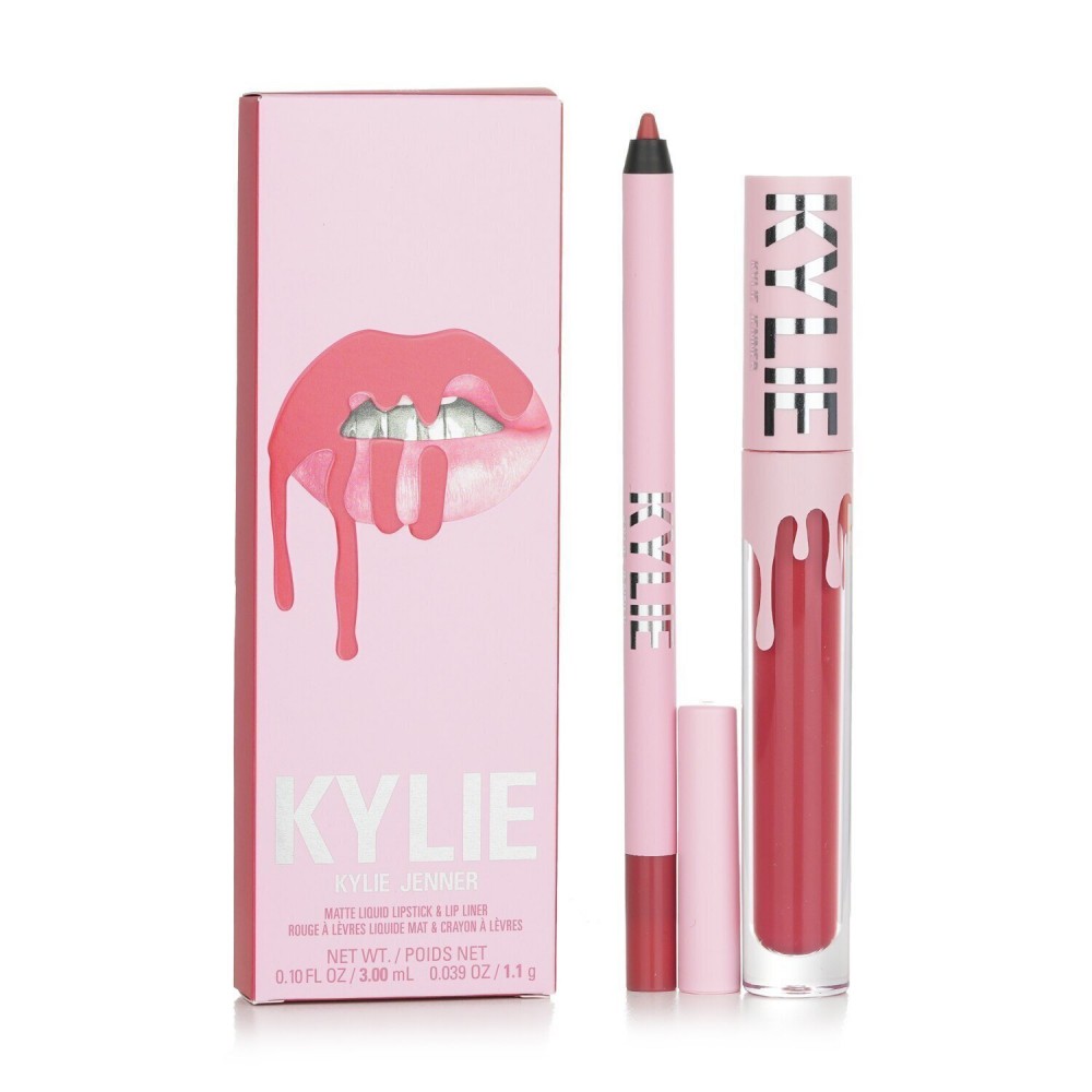 KYLIE COSMETICS - Matte Lip Kit: Matte Liquid Lipstick 3ml + Lip Liner 1.1g - # 500 Kristen Matte 006770 2pcs