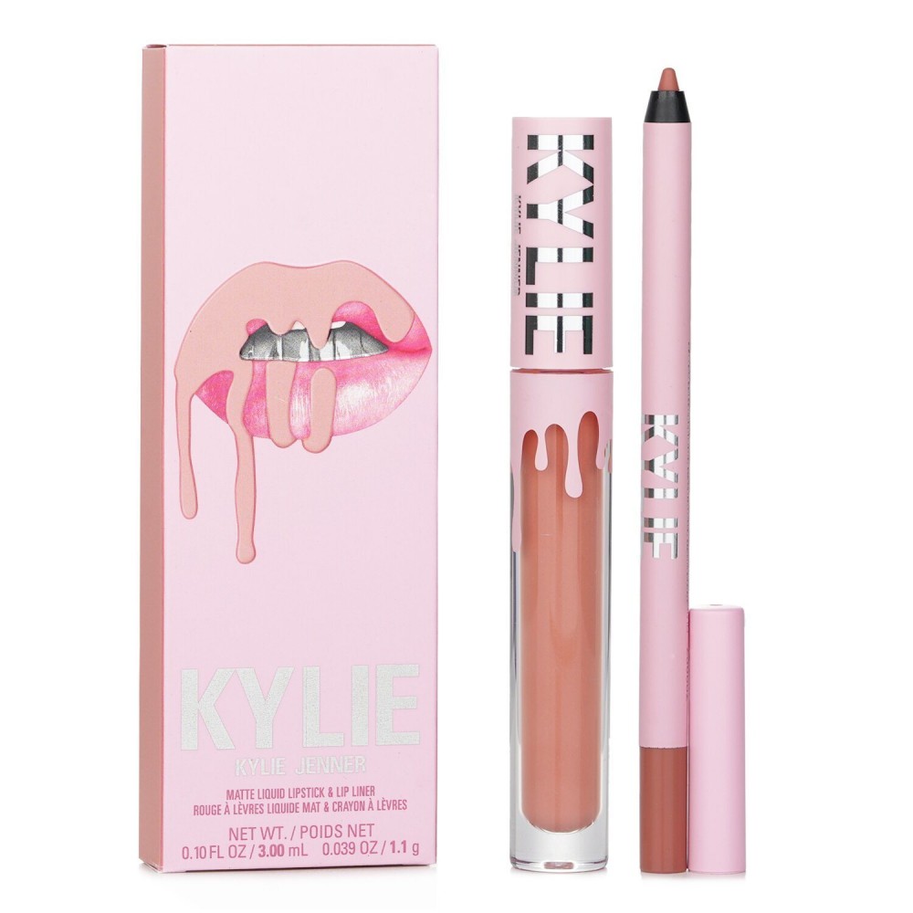 KYLIE COSMETICS - Matte Lip Kit: Matte Liquid Lipstick 3ml + Lip Liner 1.1g - # 700 BareMatte Lip Kit: Matte Liquid Lipstick 3ml + Lip L 008675 2pcs