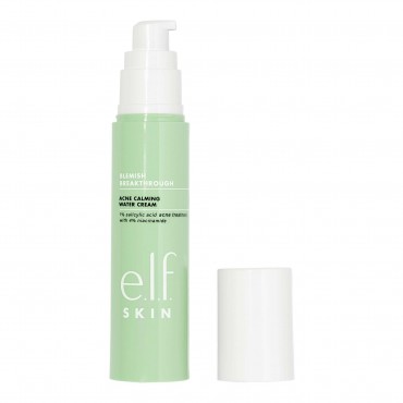 e.l.f. SKIN Blemish Breakthrough Acne Calming Water Cream, 1.69 fl oz