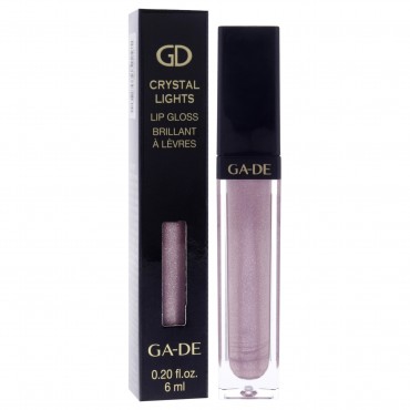 Crystal Lights Lip Gloss - 520 Rose Diamond by GA-DE for Women - 0.2 oz Lip Gloss