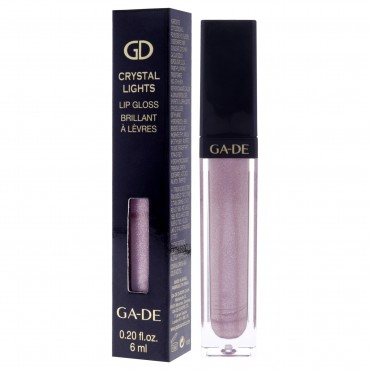 Crystal Lights Lip Gloss - 520 Rose Diamond by GA-DE for Women - 0.2 oz Lip Gloss