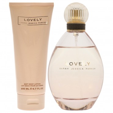 Lovely by Sarah Jessica Parker for Women - 2 Pc Gift Set 3.4oz EDP Spray, 6.7oz Body Lotion