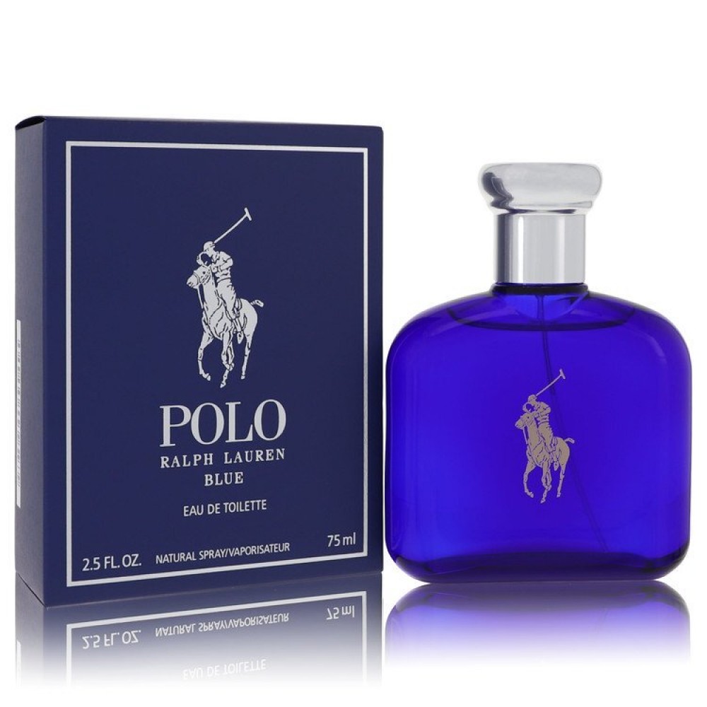 Polo Blue by Ralph Lauren Eau De Toilette Spray 2.5 oz (Men)