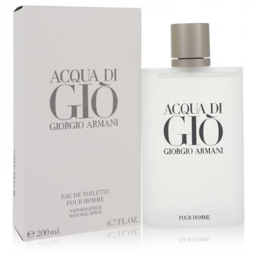 Acqua Di Gio by Giorgio Armani Eau De Toilette Spray 6.7 oz (Men)