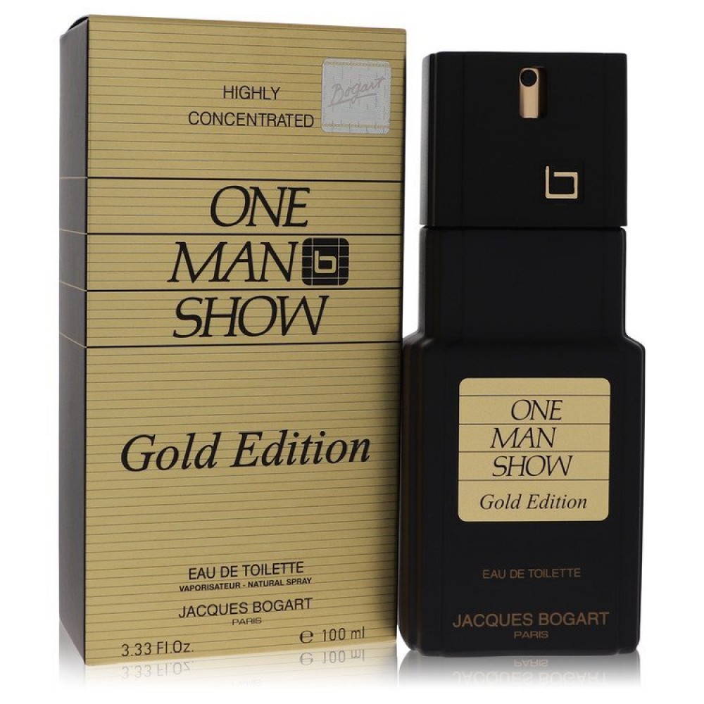 One Man Show Gold by Jacques Bogart Eau De Toilette Spray 3.3 oz (Men)