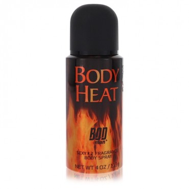 Bod Man Body Heat Sexy X2 by Parfums De Coeur Body Spray 4 oz (Men)