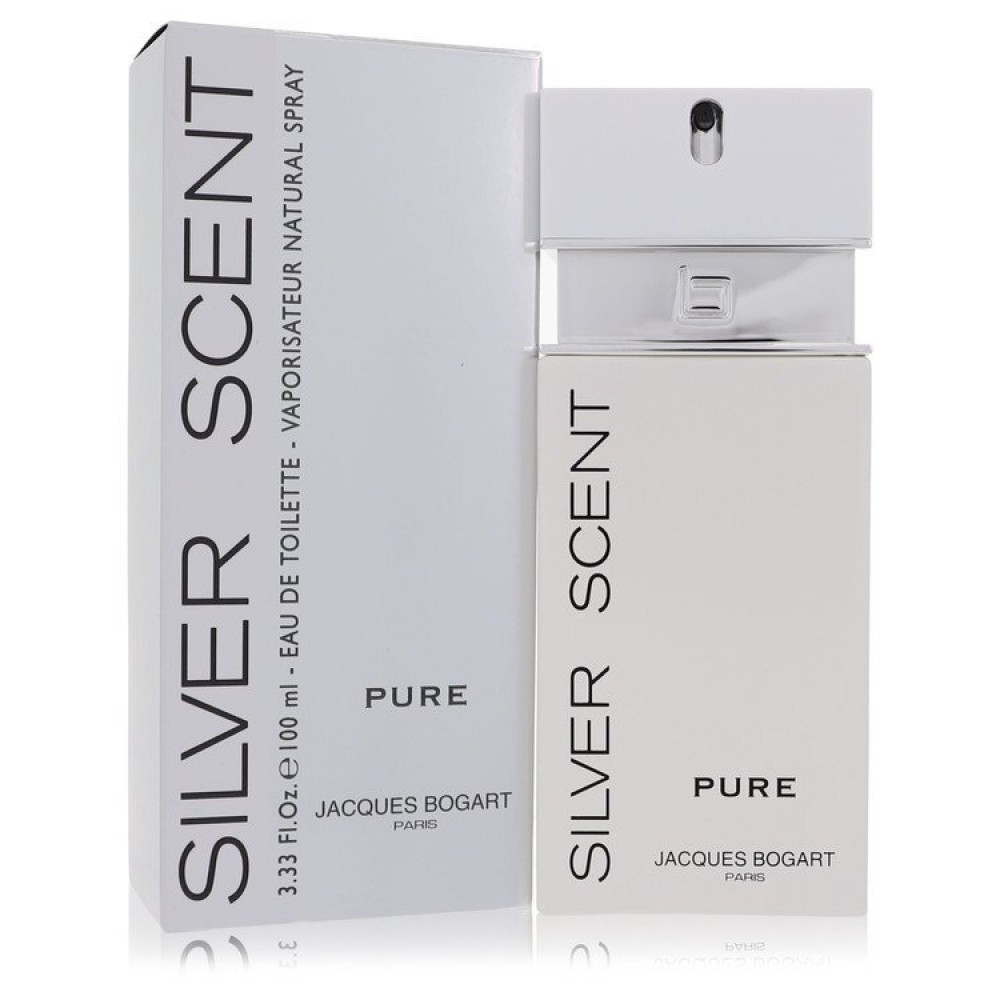 Silver Scent Pure by Jacques Bogart Eau De Toilette Spray 3.4 oz (Men)