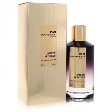 Mancera Amber & Roses by Mancera Eau De Parfum Spray (Unisex) 4 oz (Women)