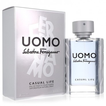 Salvatore Ferragamo Uomo Casual Life by Salvatore Ferragamo Eau De Toilette Spray 3.4 oz (Men)