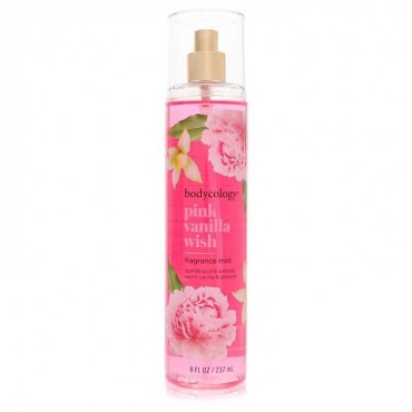 Bodycology Pink Vanilla Wish by Bodycology Fragrance Mist Spray 8 oz (Women)