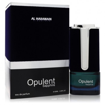 Al Haramain Opulent Sapphire by Al Haramain Eau De Parfum Spray (Unisex) 3.3 oz (Women)