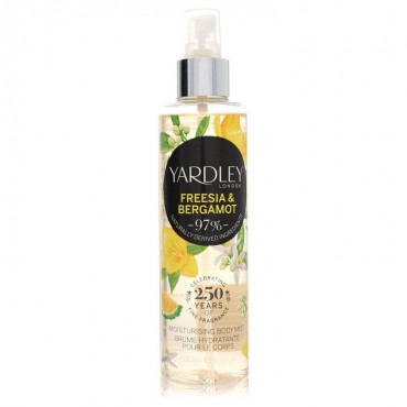 Yardley Freesia & Bergamot by Yardley London Body Mist 6.8 oz (Women)