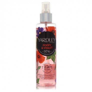 Yardley Poppy & Violet by Yardley London Body Mist 6.8 oz (Women)