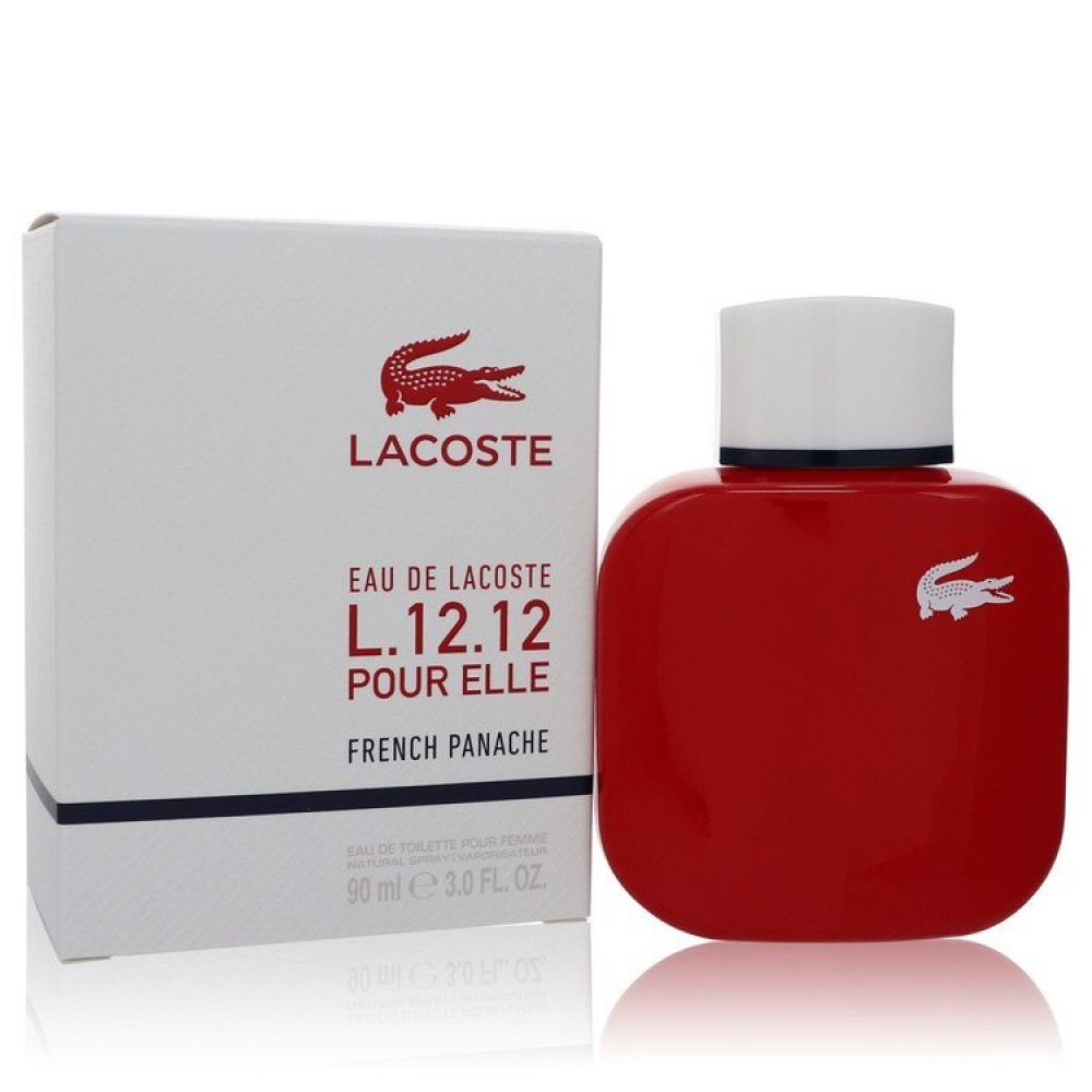 Eau De Lacoste L.12.12 Pour Elle French Panache by Lacoste Eau De Toilette Spray 3 oz (Women)