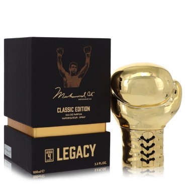 Muhammad Ali Legacy Round 4 by Muhammad Ali Eau De Parfum Spray (Classic Edition) 3.3 oz (Men)