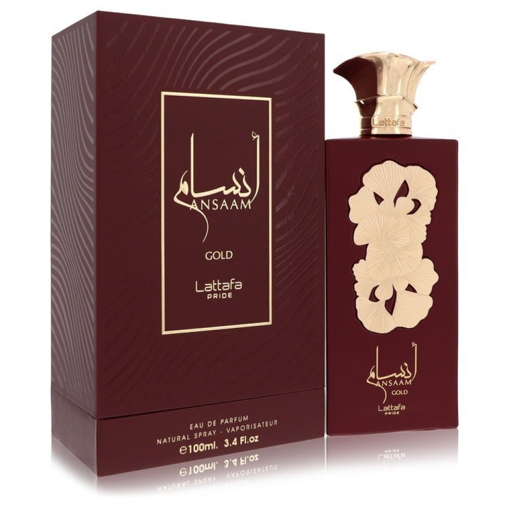 Lattafa Pride Ansaam Gold by Lattafa Eau De Parfum Spray (Unisex) 3.4 oz (Women)