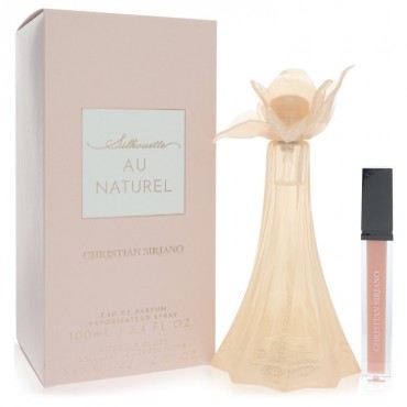 Christian Siriano Au Naturel by Christian Siriano Eau De Parfum Spray + 0.21 oz Nude Lip Gloss 3.4 oz (Women)