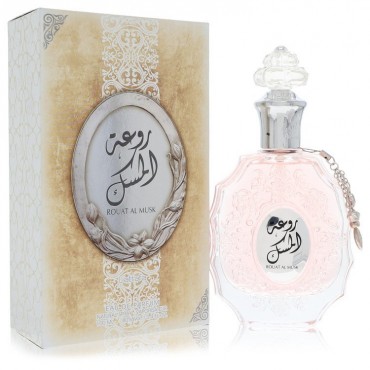 Lattafa Rouat Al Musk by Lattafa Eau De Parfum Spray (Unisex) 3.4 oz (Women)