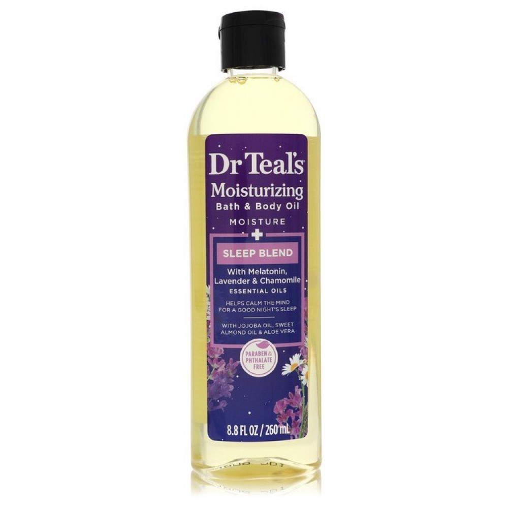 Dr Teal's Moisturizing Bath & Body Oil Sleep Blend by Dr Teal's Bath & Body Oil with Melatonin Lavender & Chamomile 8.8 oz (Women)