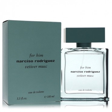 Narciso Rodriguez Vetiver Musc by Narciso Rodriguez Eau De Toilette Spray 3.3 oz (Men)